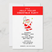 Tennis Holiday Party Einladung (Vorderseite)