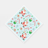 Tennis Holiday Party Serviette (Ecke)