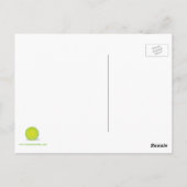 Tennis Hustle Postkarte (Rückseite)