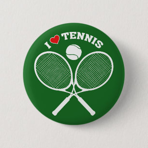 Tennis, I Liebe Tennis Button