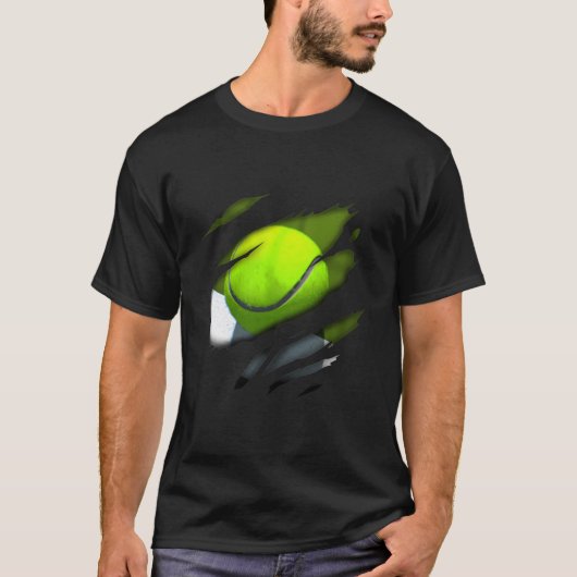Tennis in Me Design Tennisdesign T-Shirt (Vorderseite)
