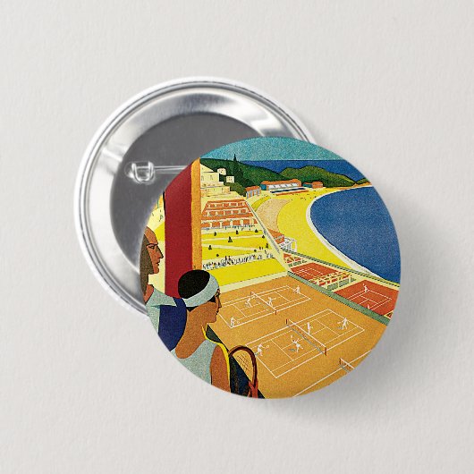 Tennis in Monte Carlo Button (Vorne & Hinten)