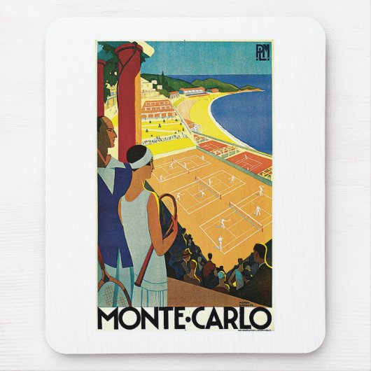 Tennis in Monte Carlo Mousepad (Vorne)