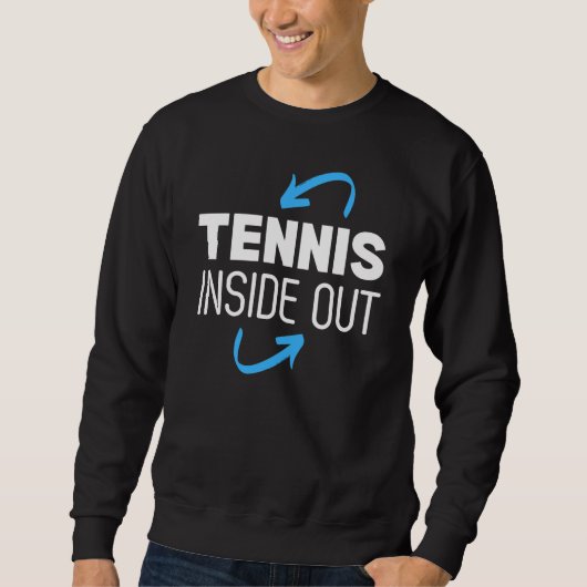 Tennis Inside Out Langarm-Sweatshirt Sweatshirt (Vorderseite)