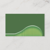 Tennis Instructor Business Cards Visitenkarte (Rückseite)