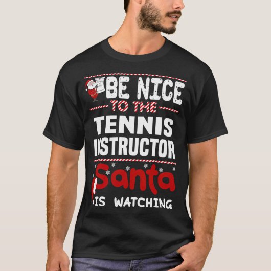 Tennis Instructor Tennis beruflich T-Shirt (Vorderseite)