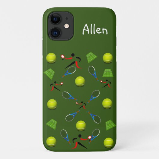 Tennis iPhone Hülle (Rückseite)