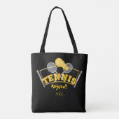 Tennis Irgendjemand? - Gelbe Tasche (Rückseite)