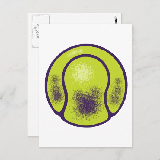 Tennis Irgendjemand? Postkarte (Vorne/Hinten)