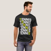 Tennis ist der einzige echte Sport T-Shirt (Vorne ganz)