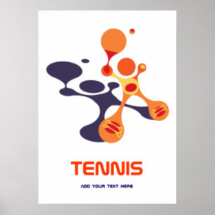 Tennis ist ein cooles Spiel Poster