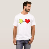 Tennis ist Liebe T-Shirt (Vorne ganz)