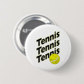 Tennis ist mein Leben Button (Vorne & Hinten)