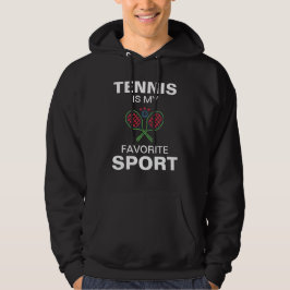 Tennis ist mein Lieblingssport Hoodie