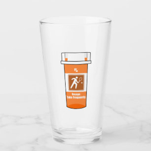Tennis ist mein Medikament Glas