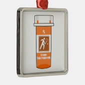 Tennis ist mein Medikament Ornament Aus Metall (Rechts)