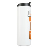 Tennis ist mein Medikament Thermosbecher (Nach links gedreht)