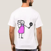 Tennis ist mein Schläger T-Shirt (Rückseite)