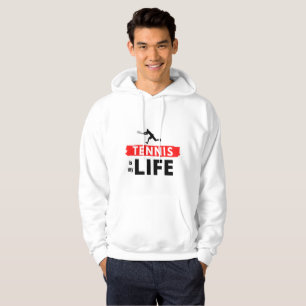 Tennis ist meine Liebe der Lebenssportarten Hoodie