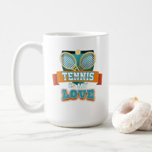 Tennis ist meine Liebe Tasse