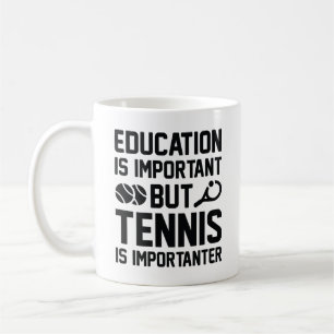Tennis ist wichtiger kaffeetasse
