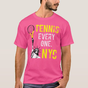 Tennis Jeder Nyc Liberty Racquet Tennis T-Shirt