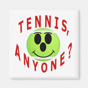 Tennis, jemand? T - Shirt und Geschenke Magnet