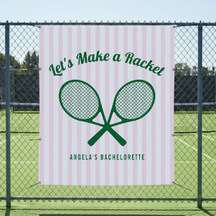 Tennis-Junggesellinnen-Abschiedsparty - Mach einen Wandteppich