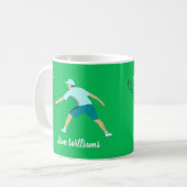 Tennis Kaffeetasse (Vorderseite Links)