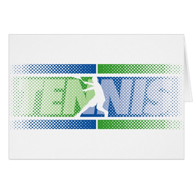 Tennis-Karten in den verschiedenen Entwürfen (Vorderseite (Horizontal))