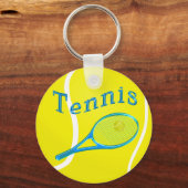 TENNIS KEYCHAINS Personalized  Tennis Team Gifts Schlüsselanhänger (Rückseite)