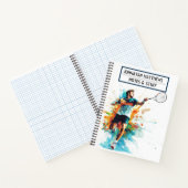 Tennis-Kinder-Notebook Notizblock (Innenseite)