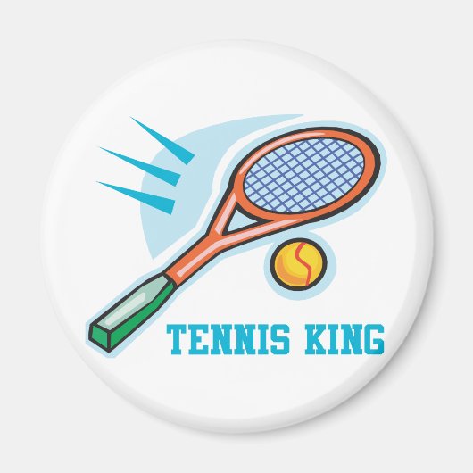 Tennis King Magnet (Vorne)