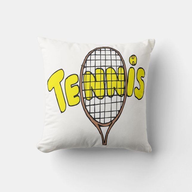 Tennis Kissen (Vorderseite)