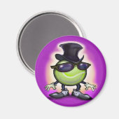 Tennis-Klasse Magnet (Vorderseite/Rückseite)