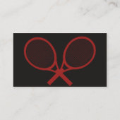 Tennis - Klassiker Visitenkarte (Rückseite)