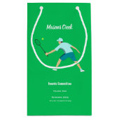 Tennis Kleine Geschenktüte (Rückseite)