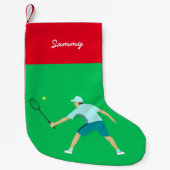Tennis Kleiner Weihnachtsstrumpf (Vorderseite)