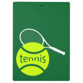 Tennis Klemmbrett (Rückseite)