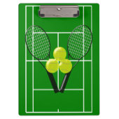 Tennis Klemmbrett (Vorderseite)
