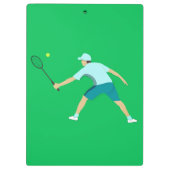 Tennis Klemmbrett (Rückseite)