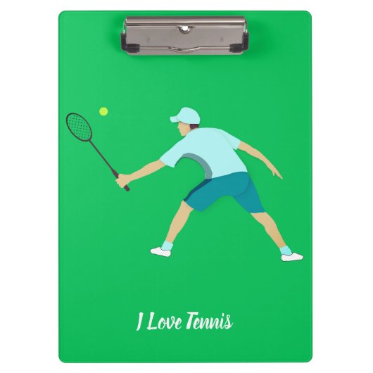 Tennis Klemmbrett (Vorderseite)