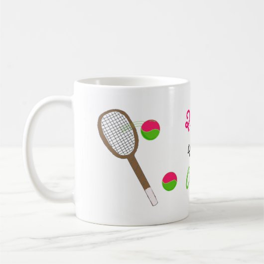Tennis - Königin des Hofes Kaffeetasse (Links)