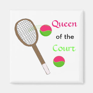 Tennis - Königin des Hofes Magnet