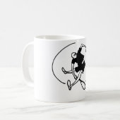 Tennis-Kunst durch Kyle T. Webster Kaffeetasse (Vorderseite Links)