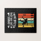 Tennis-kurzes Sprichwort Puzzle (Horizontal)