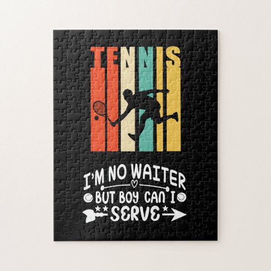Tennis-kurzes Sprichwort Puzzle (Vertikal)