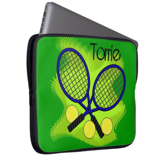 Tennis-Laptop-Hülse Laptopschutzhülle (Vorne Rechts)