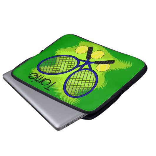 Tennis-Laptop-Hülse Laptopschutzhülle (Vorne Knopf)