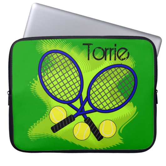 Tennis-Laptop-Hülse Laptopschutzhülle (Vorderseite)